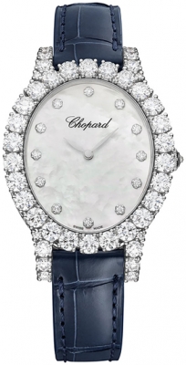 Buy this new Chopard L'Heure Du Diamant Oval 139383-1223 ladies watch for the discount price of £60,000.00. UK Retailer.